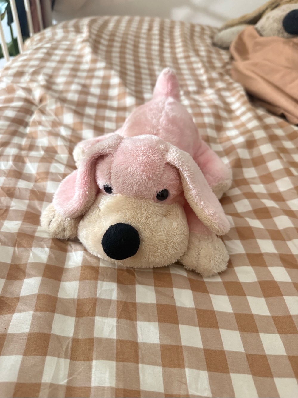 FAO Shwarz Penelope the Pup Pink Dog Plush